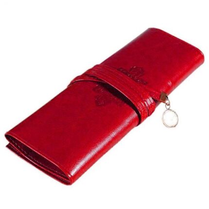 미용 가죽 케이스(빨강색) / 보관백 수납 가방 정리 헤어컷